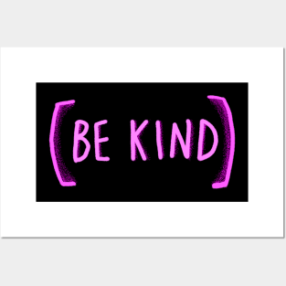 Pink Be Kind Posters and Art